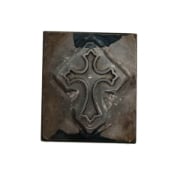 Picture of Impression Die Enamel Gothic Cross