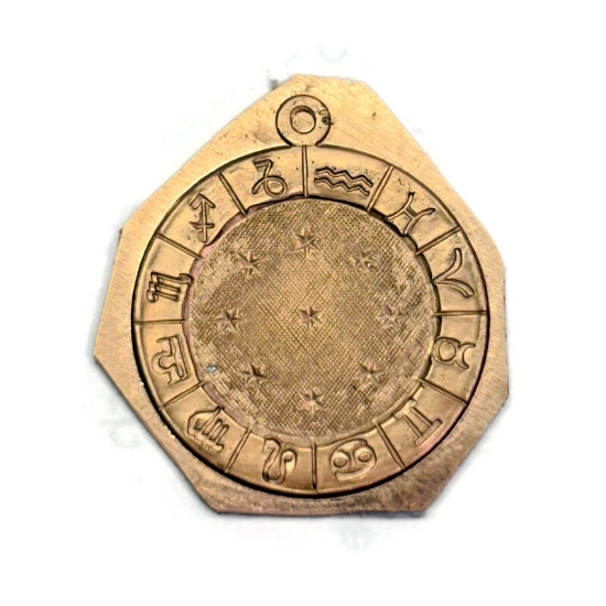 Picture of Copper Stamping Zodiac Pendant