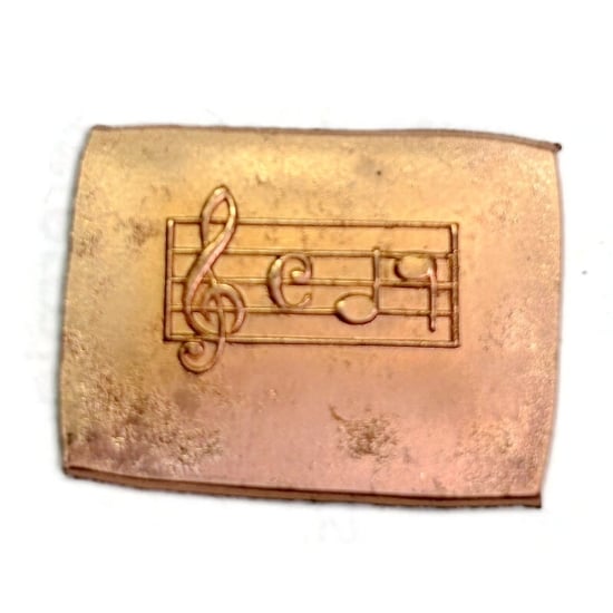 Picture of Copper Stamping Music Note