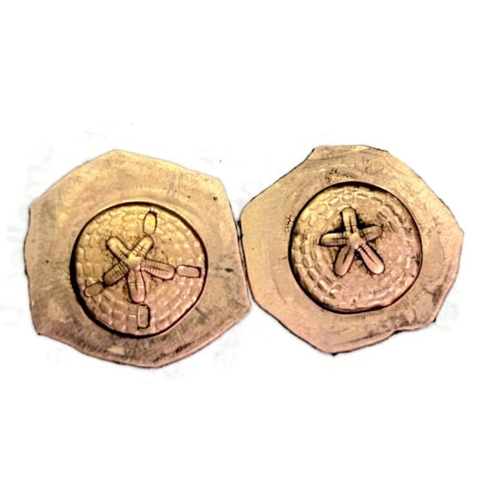 Picture of Copper Stamping Sand Dollar Pair