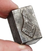 Picture of Impression Die Faux Soldered Earring Drop