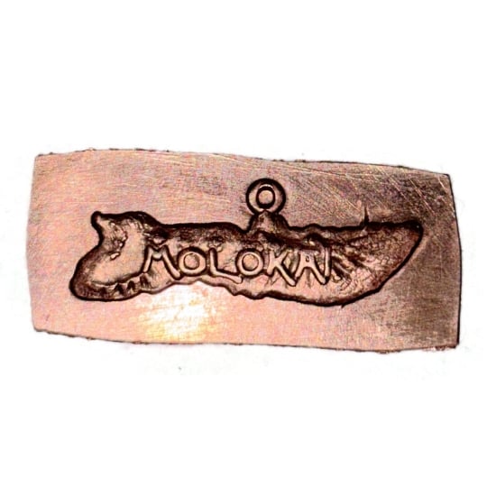 Picture of Copper Stamping Molokai Charm