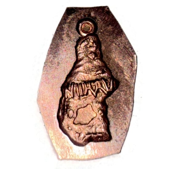 Picture of Copper Stamping Ni'ihau Charm