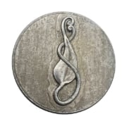 Picture of Impression Die Art Nouveau Leaf Pendant