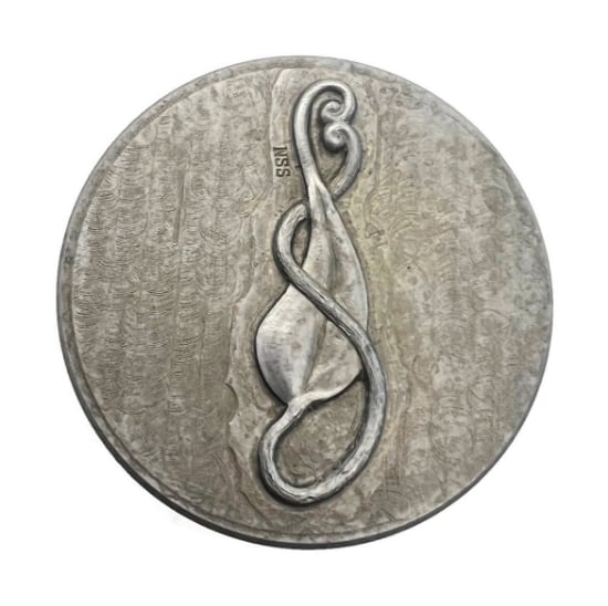 Picture of Impression Die Art Nouveau Leaf Pendant