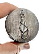 Picture of Impression Die Art Nouveau Leaf Pendant