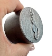 Picture of Impression Die Art Nouveau Leaf Pendant