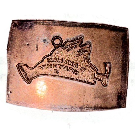 Picture of Copper Stamping Martha's Vineyard Charm