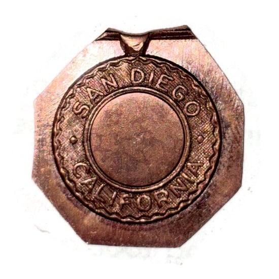 Picture of Copper Stamping San Diego Charm