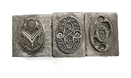 Picture of Impression Die Art Nouveau Enameled Elegance