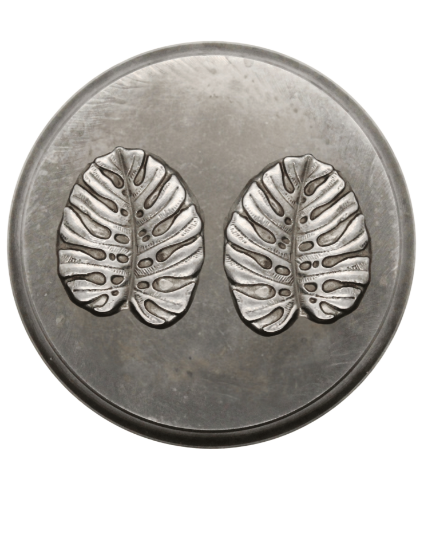 Picture of Impression Die Monstera Earring Pair