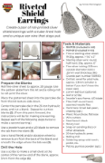 Picture of Riveted Shield Earrings Kit