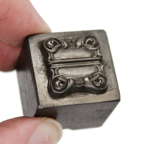 Picture of Impression Die Flourish Steampunk Clasp