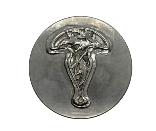 Picture of Impression Die Large Art Nouveau Pendant