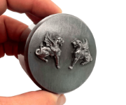 Picture of Impression Die French Pair Lion Griffons