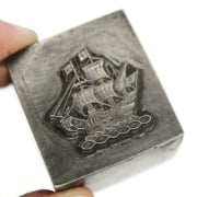 Picture of Impression Die Enamel Pirate Ship Pin