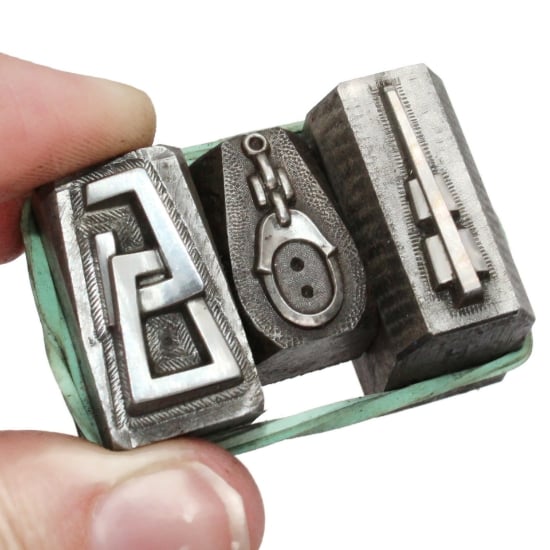 Picture of Impression Die German Cubist Drops Trio