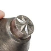 Picture of Impression Die Czech Glass Star Button