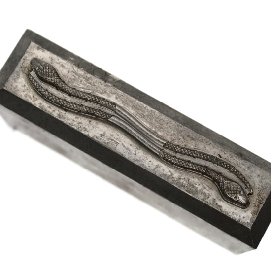 Picture of Impression Die Twin Snakes Ring
