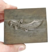 Picture of Impression Die Scimitar Pendant