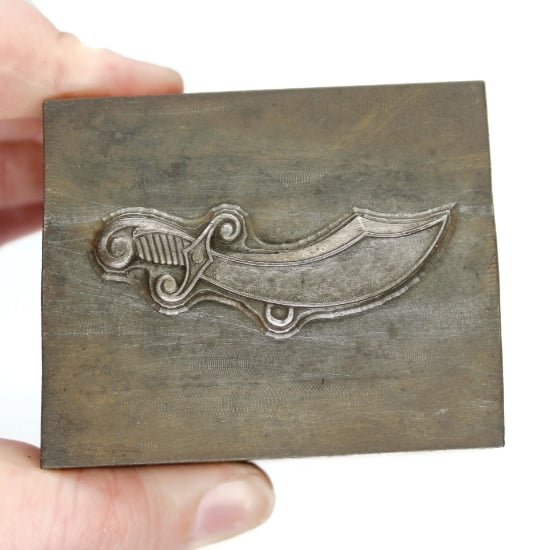 Picture of Impression Die Scimitar Pendant