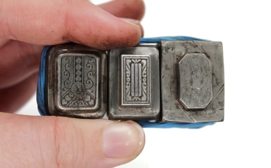 Picture of Impression Die Whiting & Davis Engraved Tops