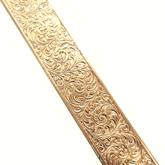 Picture of NEW Morrow Pinwheel Scroll Brass Strip CFW338-B