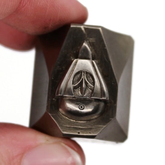 Picture of Impression Die Glassleaf Evening Ring Top