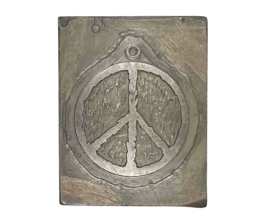 Picture of Impression Die Peace Sign-Back of Mystery Die