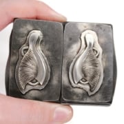 Picture of Impression Die Large Abstract Links Pair