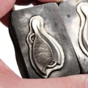 Picture of Impression Die Large Abstract Links Pair