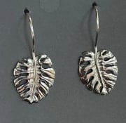 Picture of Impression Die Monstera Earring Pair