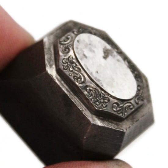 Picture of Impression Die Floral Engraved Border Bezel