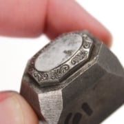 Picture of Impression Die Floral Engraved Border Bezel