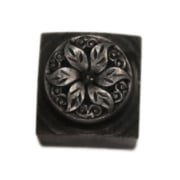Picture of Impression Die Spinning Poinsettia Button