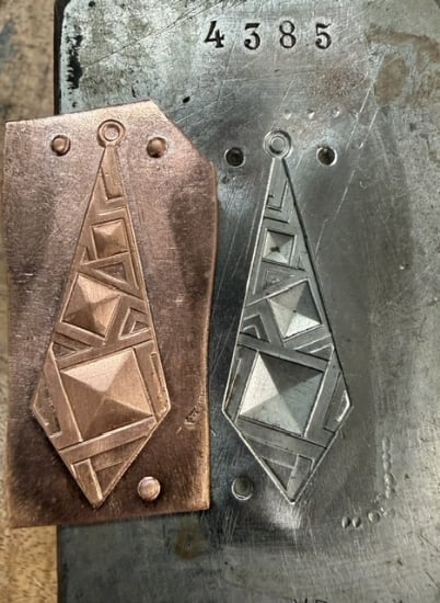 Picture of Copper Stamping Outstanding Box Pendant/Earring