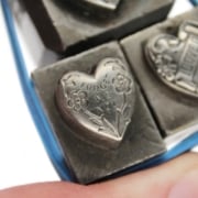 Picture of Impression Die Forget-Me-Not Lockets Shot Plate