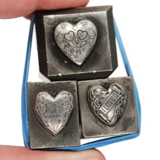 Picture of Impression Die Forget-Me-Not Lockets Shot Plate