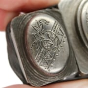Picture of Impression Die Beneath the Grass Lockets Pair