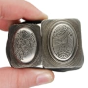 Picture of Impression Die Beneath the Grass Lockets Pair