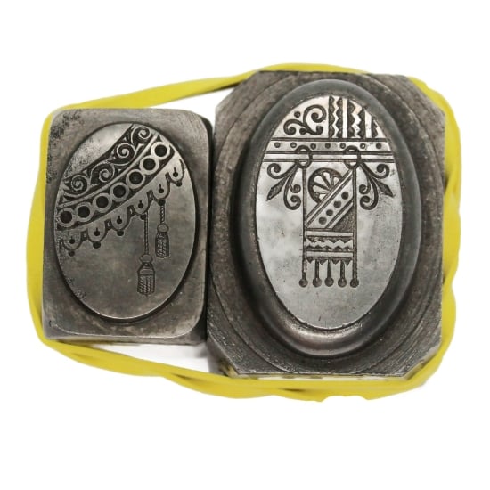Picture of Impression Die Reposing Drapes Lockets Pair