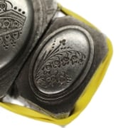 Picture of Impression Die Snowdrops Mourning Lockets Pair