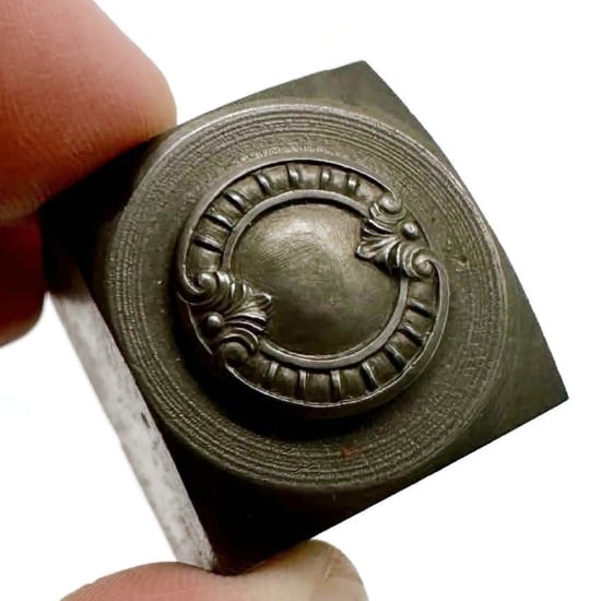 Picture of Impression Die Deco Acanthus Button