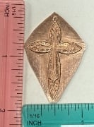 Picture of Copper Stamping Ornate Cross
