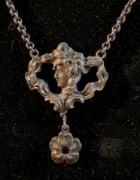 Picture of Victorian woman figural pendant