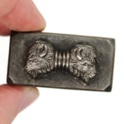 Picture of Impression Die Twin Bison Heads