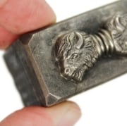 Picture of Impression Die Twin Bison Heads