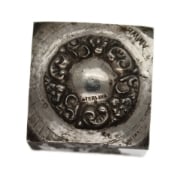 Picture of Impression Die Sterling Locket Back