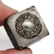 Picture of Impression Die Sterling Locket Back