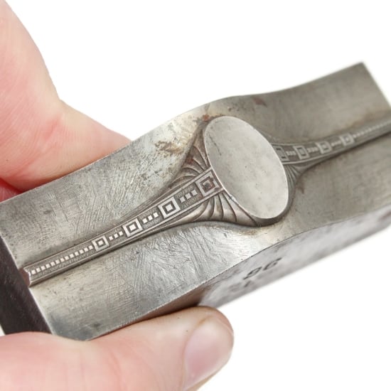 Picture of Impression Die Metropolis Signet Ring